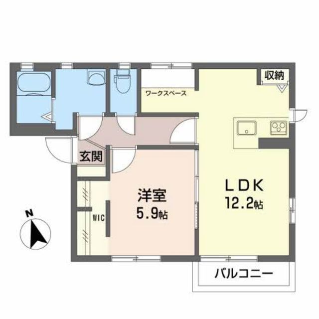 アネックス　A 103 間取り図