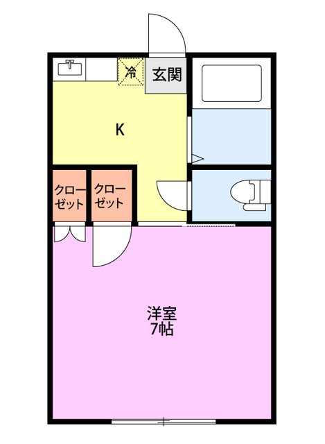 ミドルロード 202 間取り図