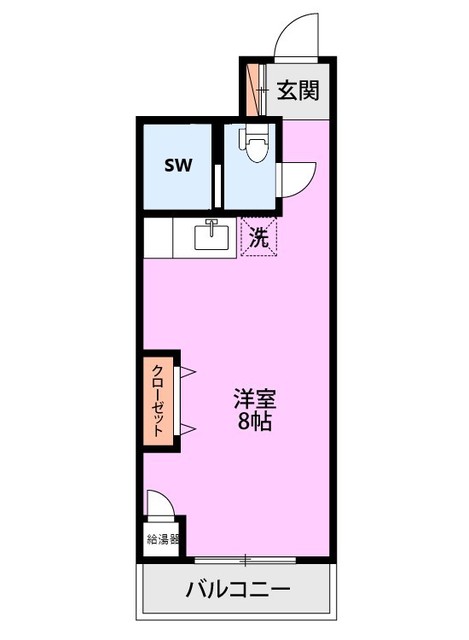 トーカンマンション医学町 706 間取り図