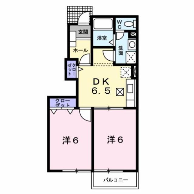スィート　レクチェⅠ 102 間取り図