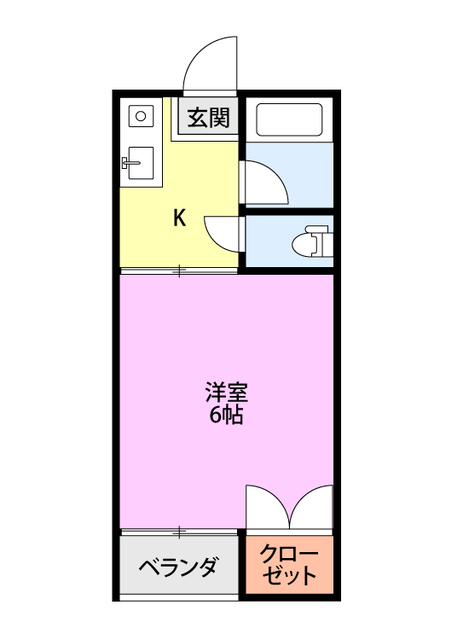 サニーサイドKAGA 103 間取り図