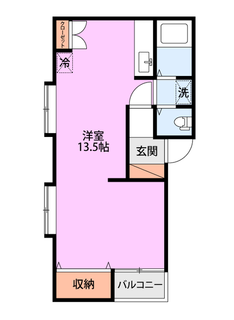 ステージハウスセガ 201 間取り図