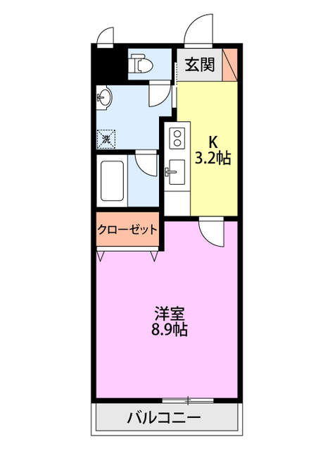ウィスタリア 105 間取り図