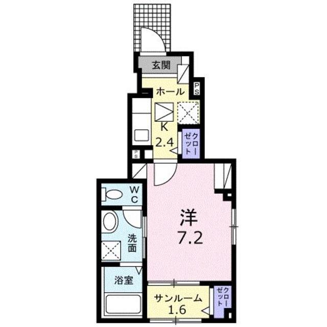 ライズひまわり 101 間取り図