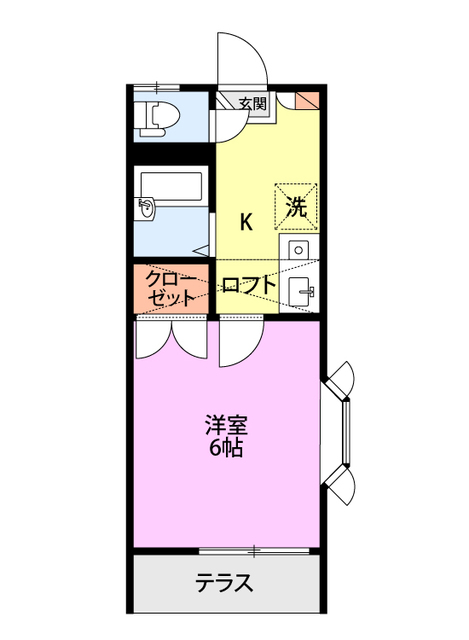 フェアモント 101 間取り図