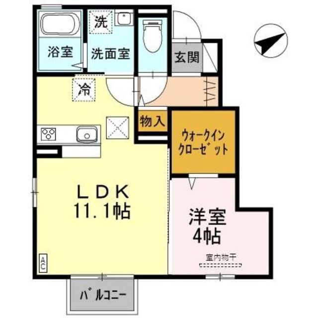 シルクツリー 102 間取り図