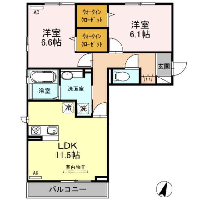 コンフォール 303 間取り図
