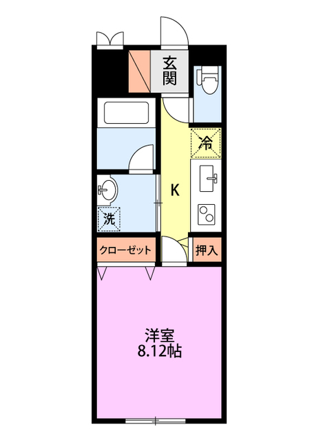 ファーストクラス柳原 202 間取り図