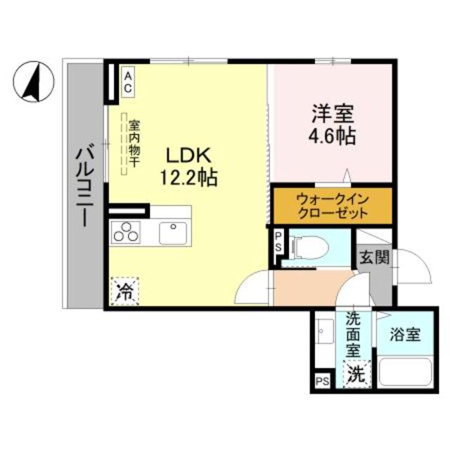 クレスタ 203 間取り図