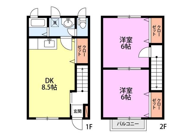 トラストヒルズ A 間取り図