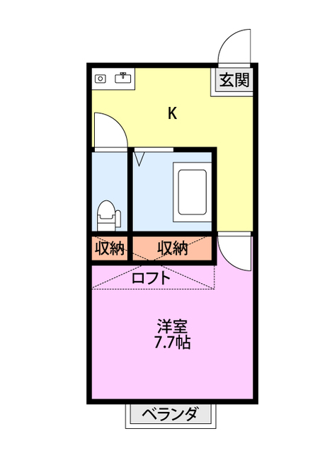 ピュアサンセット　C 111 間取り図