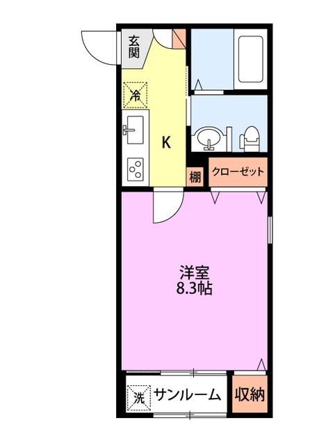 Launceston(ロンセストン） 202 間取り図