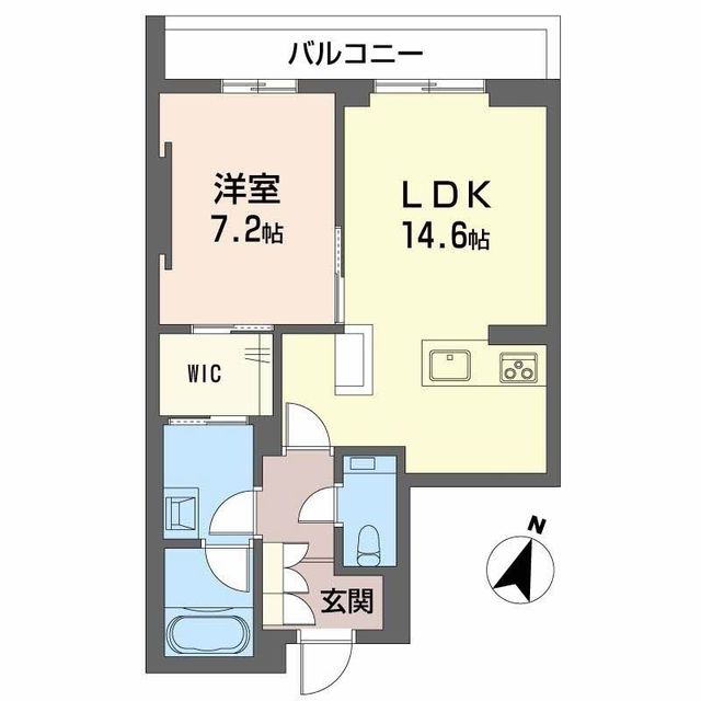 ＡＺＵＲ米山 111 間取り図
