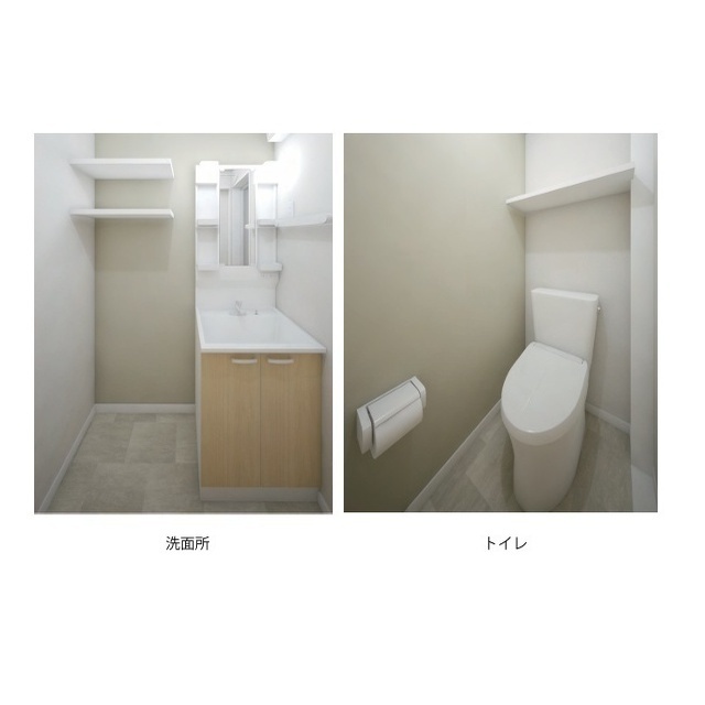 Rooms南万代 202 トイレ