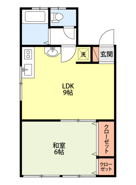 コーポ織音 Ⅱ 5 間取り図