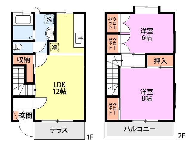 グリーンアベニューとやの B7 間取り図