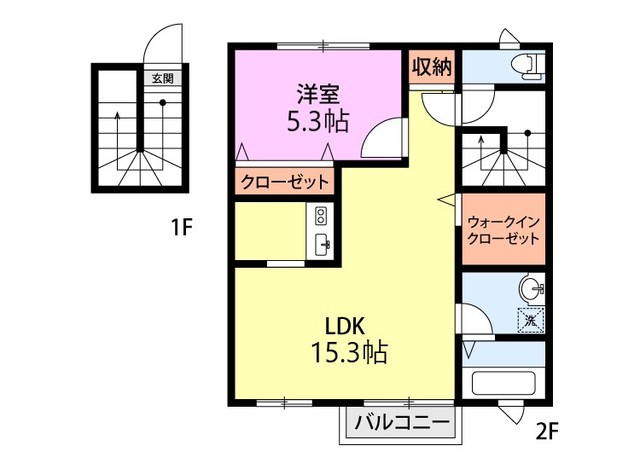 SWEET  BOA C205 間取り図