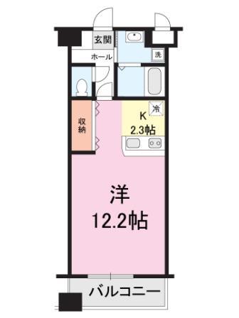 リベルテ白鳥 203 間取り図