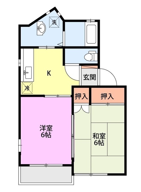 メゾン・ド・シャトーＩ 205 間取り図