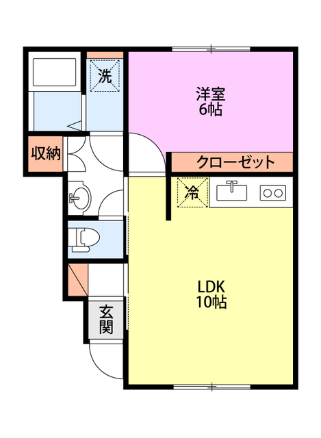 Artemis（アルテミス）A 201 間取り図