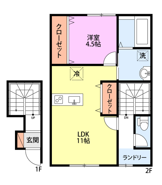 Common東新町 205 間取り図
