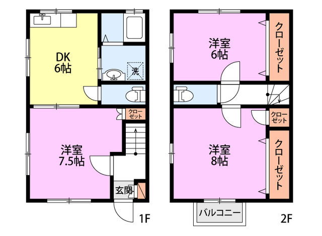 ハイエストヒル寺尾 105 間取り図