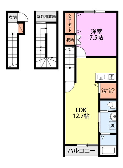 ノースティアラ 302 間取り図