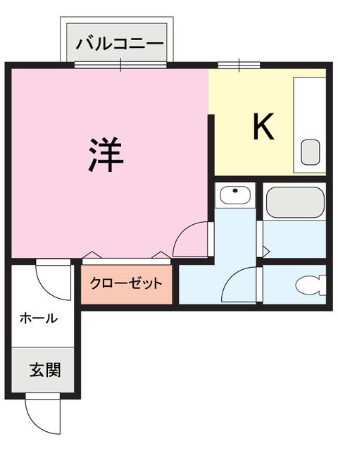 コーポすみれ 102 間取り図