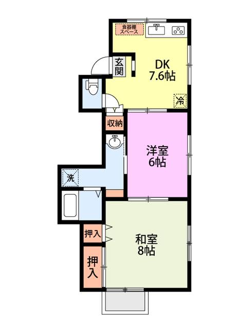 メイセ・サラ 101 間取り図