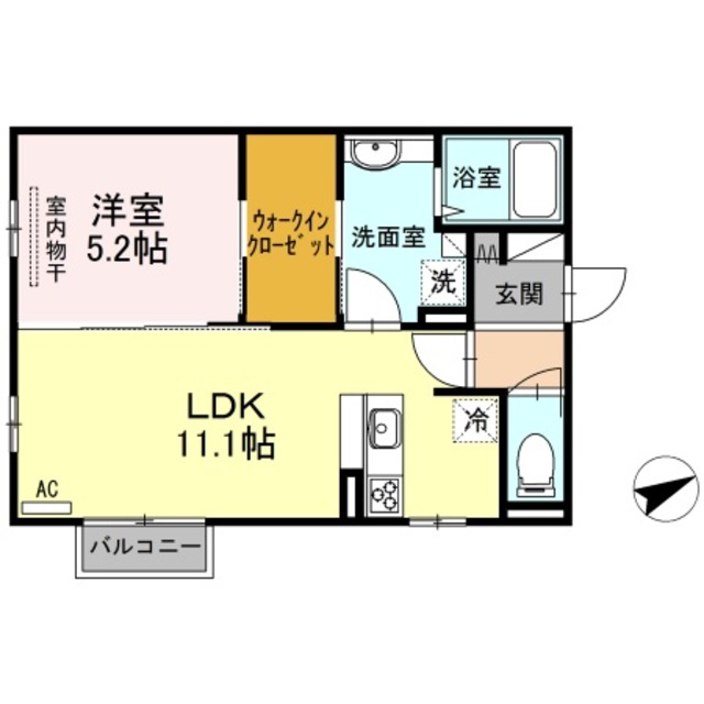 ななつぼし 201 間取り図