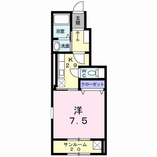 Ｃａｓａ　Ｐｉａｃｅ 103 間取り図