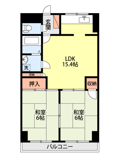 アークヒルズ上近江 403 間取り図