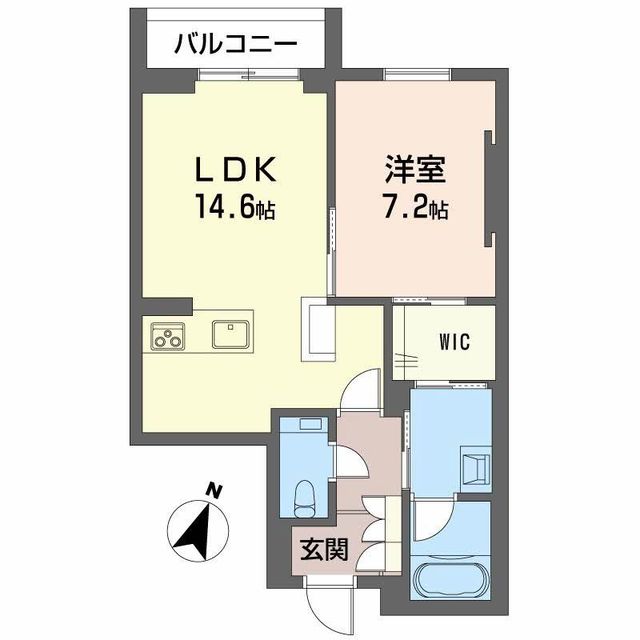 ＡＺＵＲ米山 202 間取り図