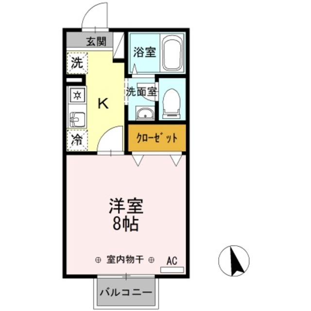 セブンヒルズラポート 203 間取り図