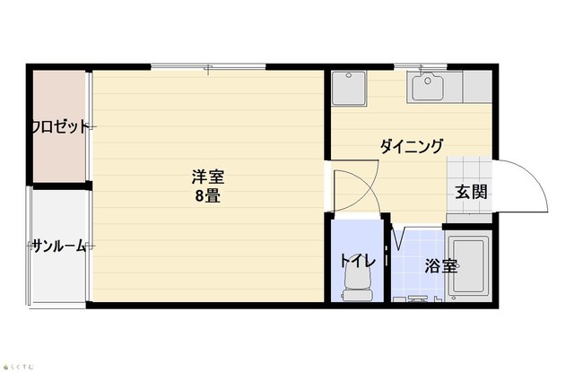 ハイムマーチ 203 間取り図