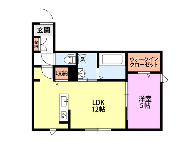 RINEN川崎 102 間取り図