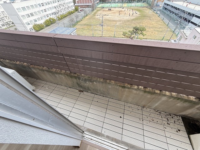 旭ハウス 6B バルコニー