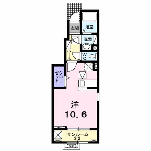 サンパレス平島 101 間取り図