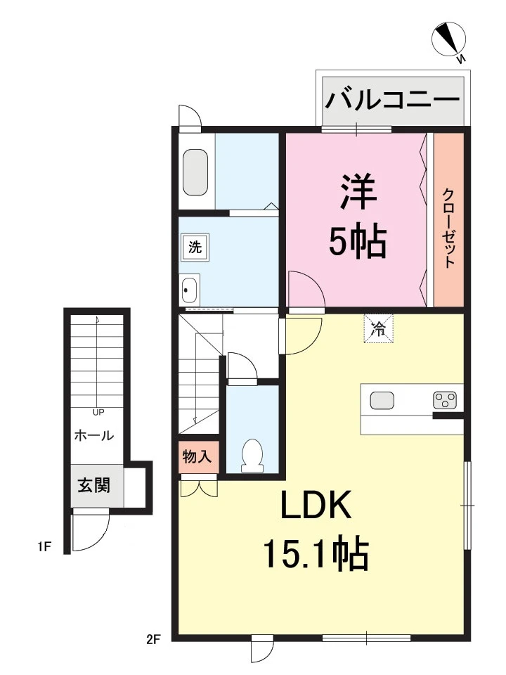 ディーセント C 間取り図