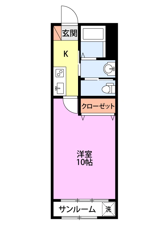 laurea　Ⅰ 102 間取り図