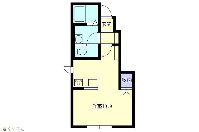 ドゥウェル下柳A 104 間取り図