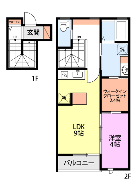 Common東出来島　Ｂ棟 201 間取り図