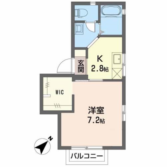 レストフル 101 間取り図