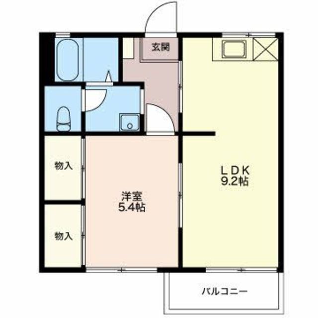 サンハイム 101 間取り図