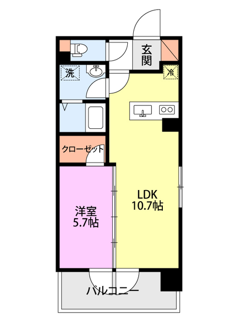 ファーストクラス中央インター 301 間取り図