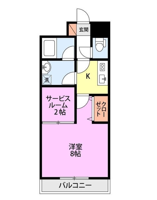 リアライズ西湊町通 304 間取り図