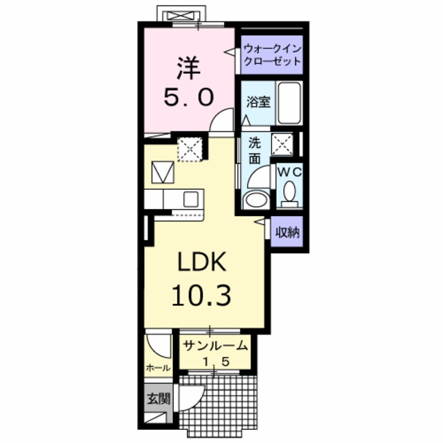 ルミナ 102 間取り図