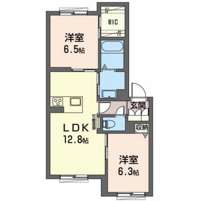 シェノン川崎 102 間取り図