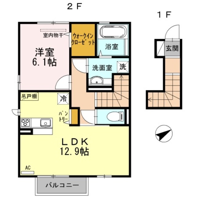 カピトロ 205 間取り図