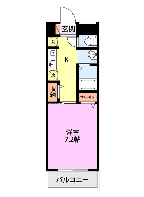 パンシオン空港西 109 間取り図
